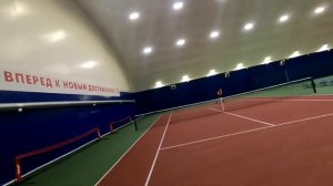 Теннис от первого лица | First person tennis | 25.09.2021 Игра на счёт (4-6, 6-1).
