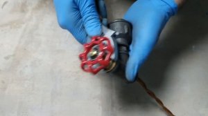 Светильник в стиле ЛОФТ / роторный кран - выключатель / DIY Water Valve Light Switch