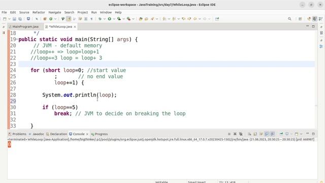 Day 7 Java Journey: Unveiling the Power of While Loops and the Ternary Operator | Session Recording