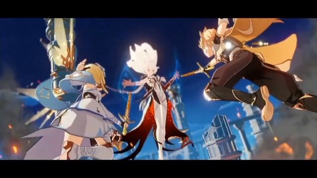 Грустный момент в геншине. Версия на англ.яз с переводом смотреть онлайн