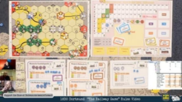 18DO Dortmund - The Railway Game - 18xx 2nd Playthrough with Train Shuffling смотреть онлайн