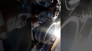 Nissan Elgrand E51 fan belt replacement.
