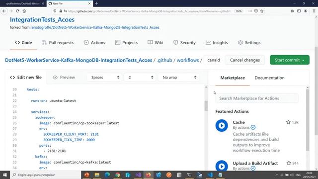 Automatizando testes de integração com Azure DevOps e GitHub Actions смотреть онлайн
