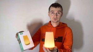 Светильник ночник на аккумуляторе RGB настольная лампа сенсорная