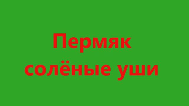 Пермяк - солёные уши ( июнь 2013г.)