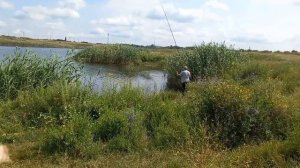 Хоперское. Рыбалка на пруду недалеко от Балашова