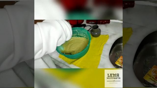 Кекс с орехами, корицей и тахинной пастой/Cevizli, tarçınlı ve tahinli kek