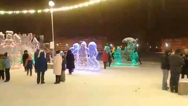 Новый 2018 год в Саяногорске 1.01.18 смотреть онлайн