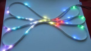 Обзор эффектов цветомузыкального контроллера SP106E на ленте WS2811