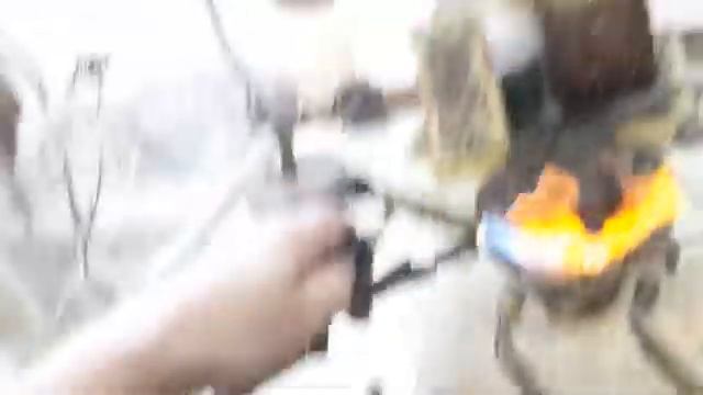 Мощная ювелирная горелка.