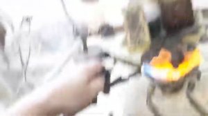 Мощная ювелирная горелка.