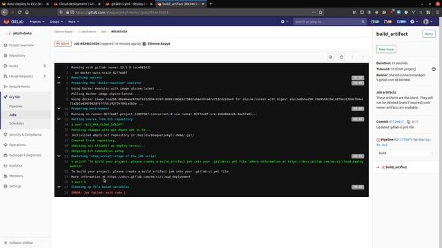 Auto Deploy to EC2 смотреть онлайн