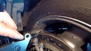 Rear Brake Pads Change - Honda ST1100 Pan European