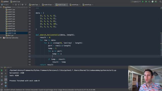 Python Project Euler - 7 , 8 , 9 , 10 , 11 смотреть онлайн