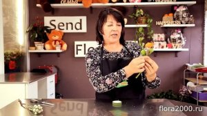 Свадебная бутоньерка с оранжевыми каллами, мастер - класс по флористике - Флора2000.ру