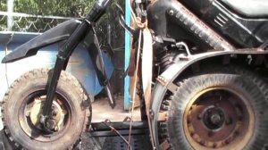 самодельный вездеход на гусеницах из трицикла