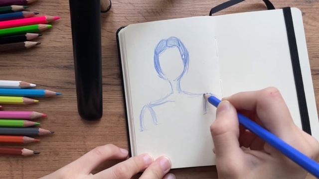 asmr sketch no music |карандашный рисунок |идея для легкого скетча |асмр рисование без музыки