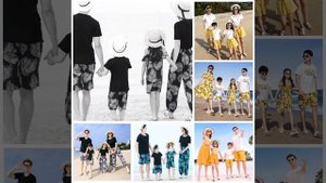 Летние семейные комплекты в стиле family look от iairay Official Store