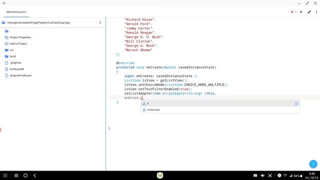 aide-ide| Enabling Filtering and Multi Item Support in the ListView смотреть онлайн