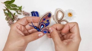 Мастер-класс брошь из бисера БАБОЧКА