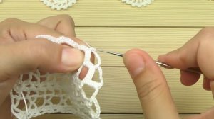Нежная ажурная КАЙМА вязание крючком ЛЕНТОЧНОГО КРУЖЕВА мастер-класс Crochet lace ribbon