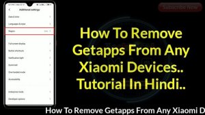 How To Remove Get Apps From Mi Phone | GetApps Uninstall Trick 2020