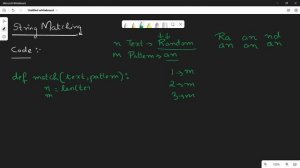 2.1.1.String Matching Algorithm - Brute Force in Tamil