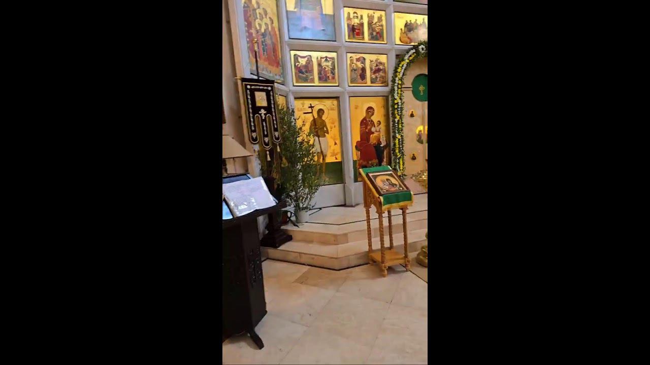 Храм в Юкках в прямом эфире! Молебен у мощей святителя Николая Чудотворца и Спиридона Тримифунтского смотреть онлайн