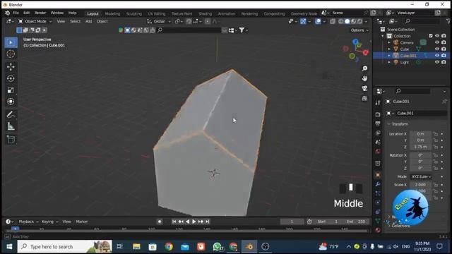 Low Poly House Modeling in Blender - Step-by-Step Tutorial