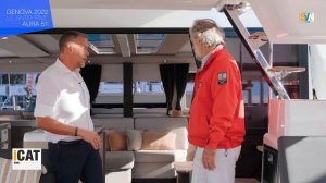 Aura 51 il catamarano della Fountaine Pajot - Nautico Genova 2022