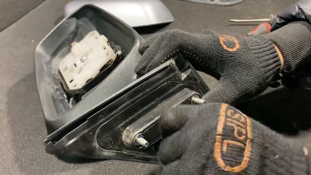 Как разобрать зеркало Mitsubishi Lancer x , asx , outlander xl смотреть онлайн