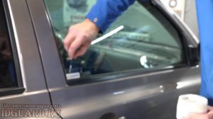 Противоугонная маркировка на стекле и зеркалах автомобиля