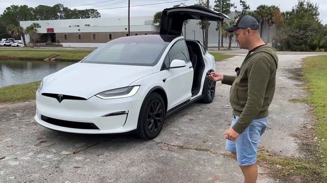 Обзор Ракеты ! Tesla Model X Plaid 2022 ! Для Клиента из Москвы ! Флорида 56