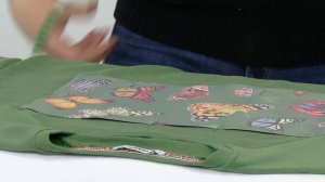 Декор за 10 минут. Женская толстовка с аппликацией из шелка. Мастер-класс с Наташей и Ольгой Паукшт