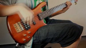 SX SWB 5 string bass