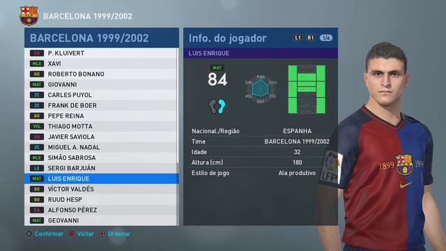 BARCELONA 1999/2002 - cópias de base - base copy - PES 2019 - PRO EVOLUTION SOCCER 2019 смотреть онлайн