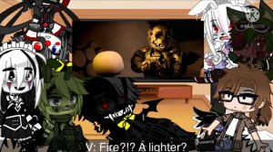 Animatronics react to left behind | Part 2 of play with fire ?