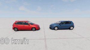 RUSSIAN HATCHBACK vs GERMAN! 150 Km/H CRASH TEST! - BeamNg Drive