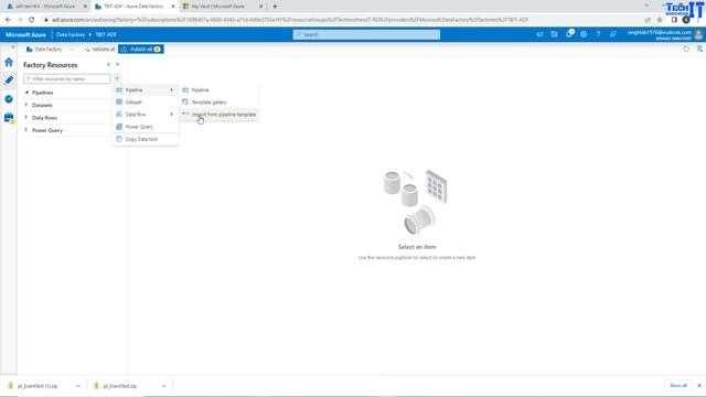 How To Copy Azure Data Factory Pipeline From one Data Factory to another | ADF Interview Q&A 2022 смотреть онлайн