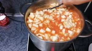 тёщин язык, рецепт из кабачков на зиму.