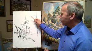 МАСТЕР-КЛАСС художника Владимира Пантелеева. Рисунок по левкасу.