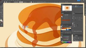 РИСУЕМ БЛИНЧИКИ С ЧЕРНИКОЙ _ УРОК В ADOBE ILLUSTRATOR