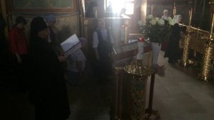 Схиархимандрит Власий читает Шестопсалмие