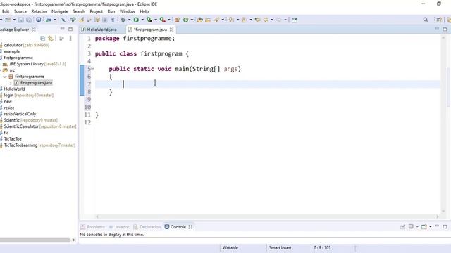 First program in java | How to take input from user in java | Java series | Hello world in java смотреть онлайн