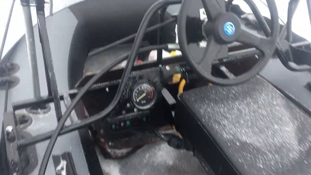 Построенная аэролодка с мощным двигателем 90 л/с смотреть онлайн