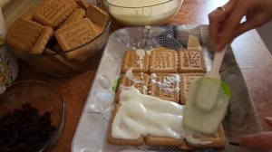 Бесподобный торт из печенья с творогом.