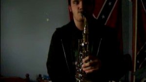 Saxophone playing