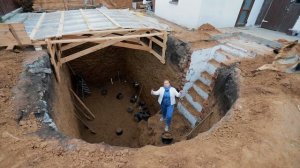 Строительство сырного погреба. Часть 2