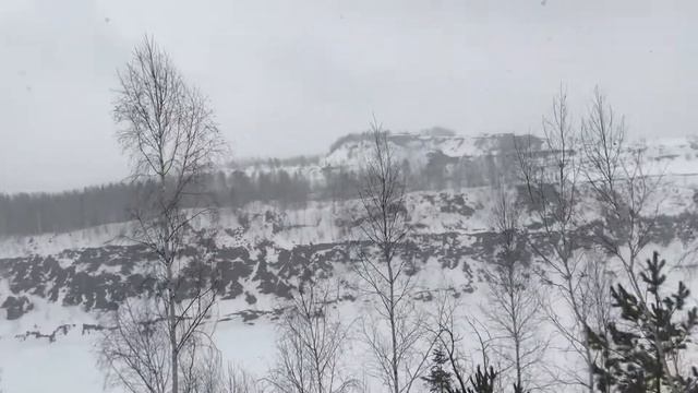 Гора Караульная зимой