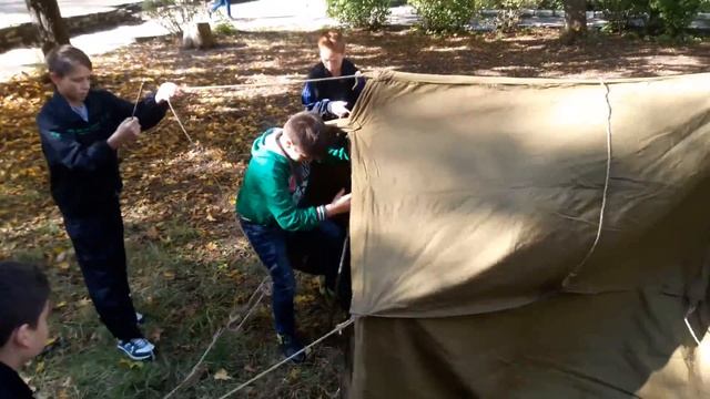 Установка палатки смотреть онлайн